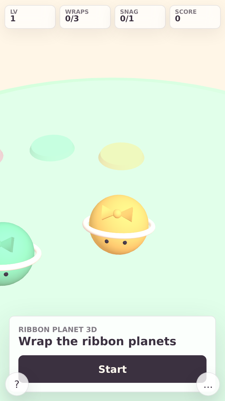 ribbon-planet-3d