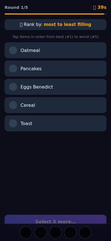 rank-off