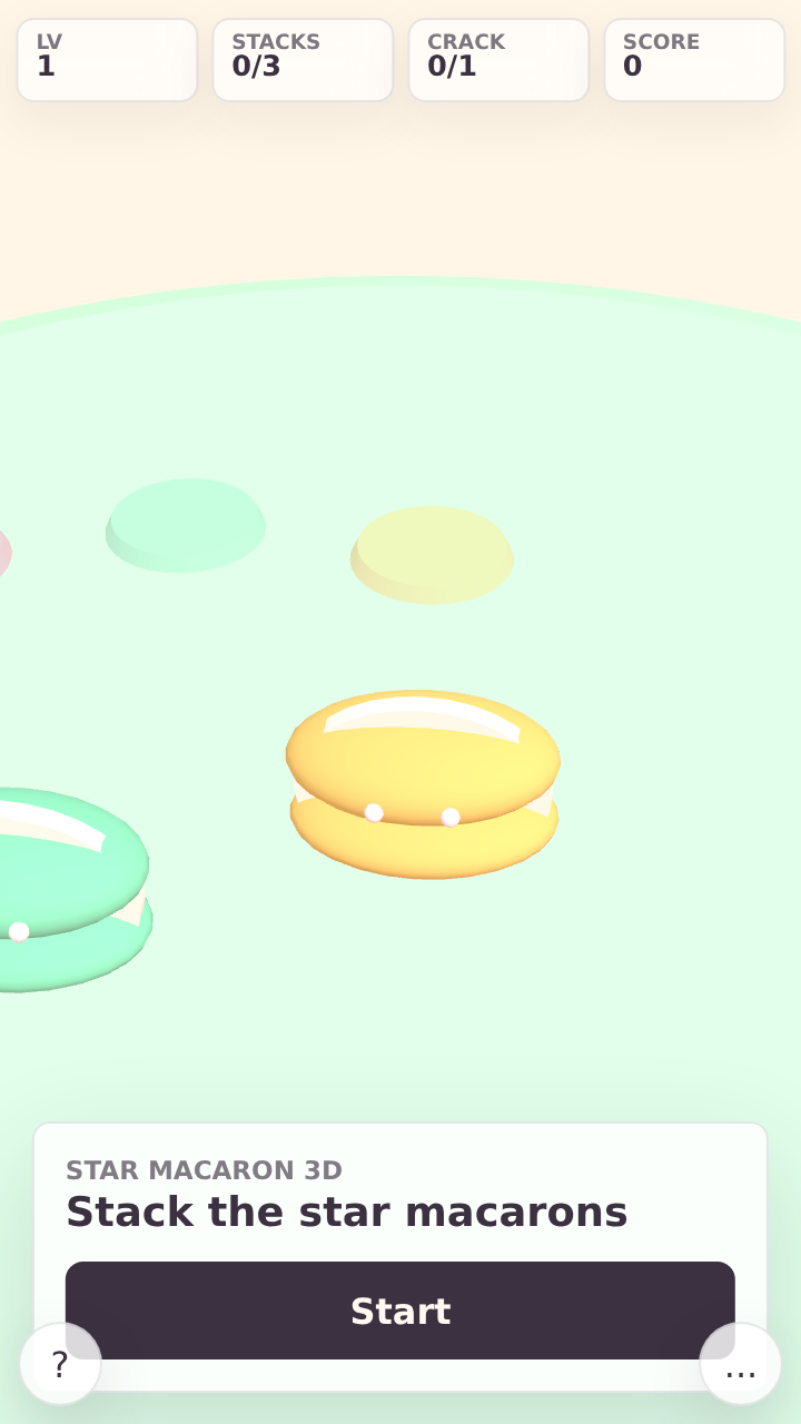 star-macaron-3d